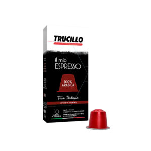 100% Arabica <br>10 capsule in alluminio compatibili Nespresso®