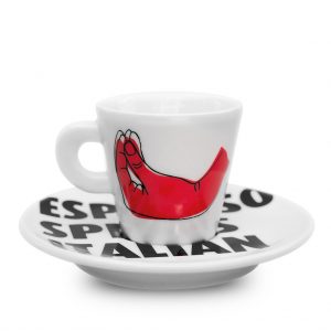 6 tazzine Espresso Speaks Italian 60 cc