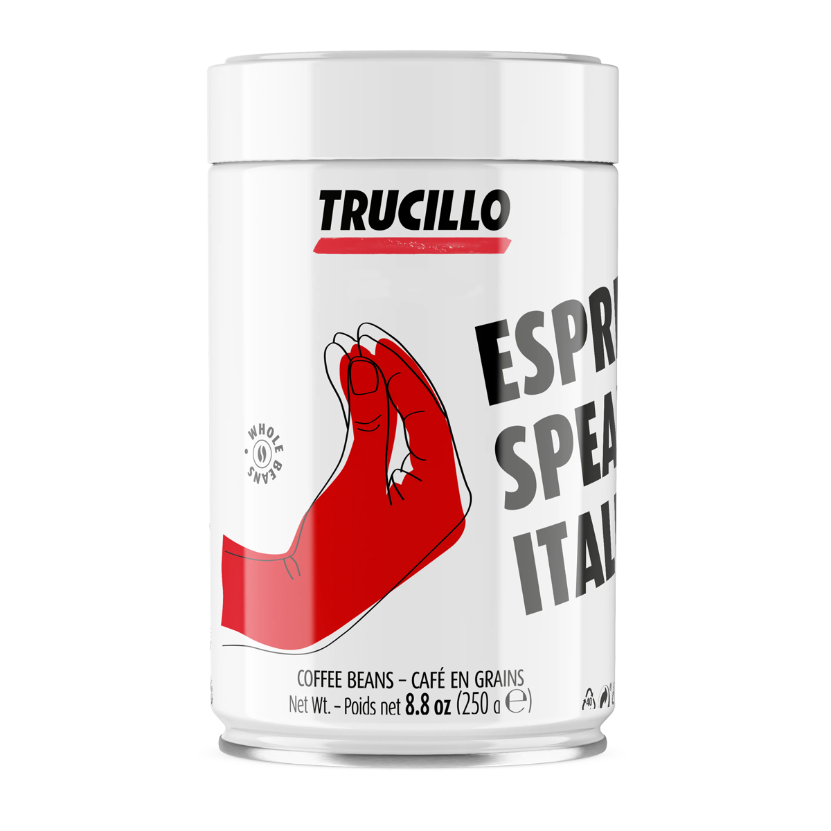 Barattolo Espresso Speaks Italian </br>250g grani